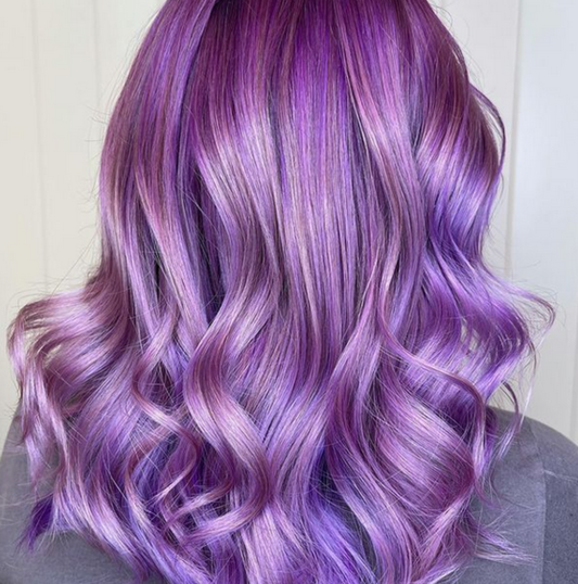 Create the Ultimate Purple Hair with Crazy Color