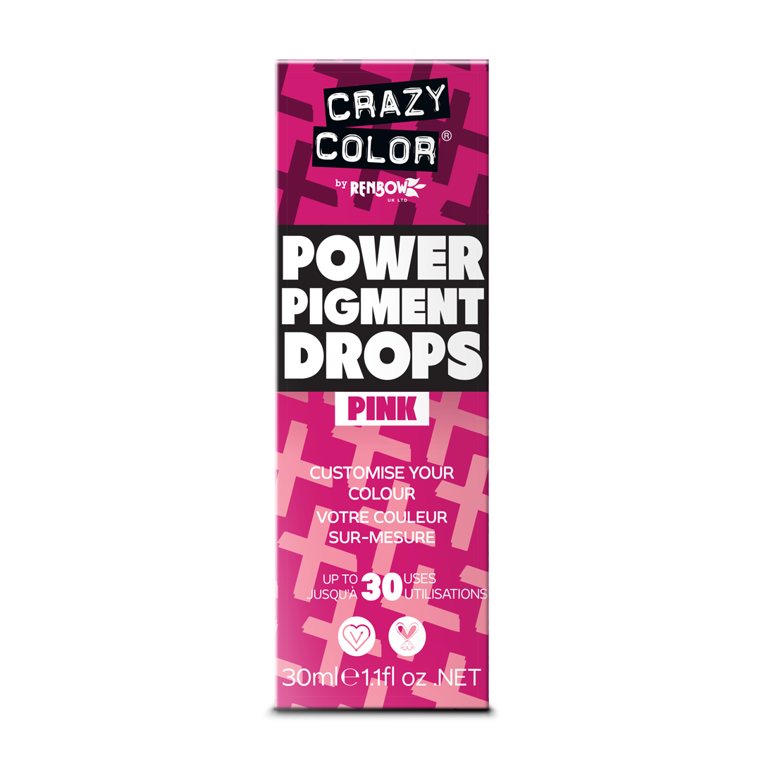 POWER Pigment Drops Pink - Crazy Color