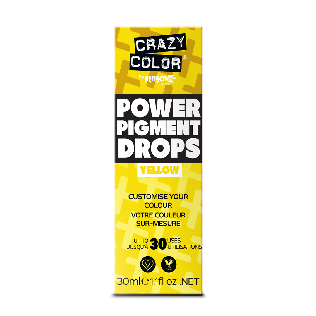 POWER Pigment Drops Yellow - Crazy Color