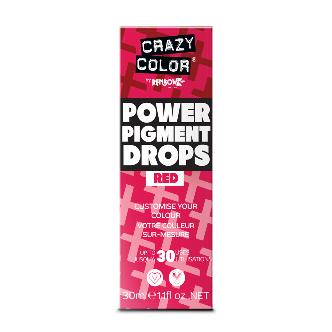 POWER Pigment Drops Red - Crazy Color