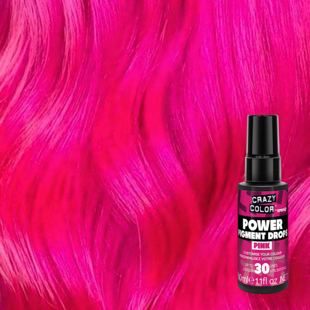 POWER Pigment Drops Pink - Crazy Color