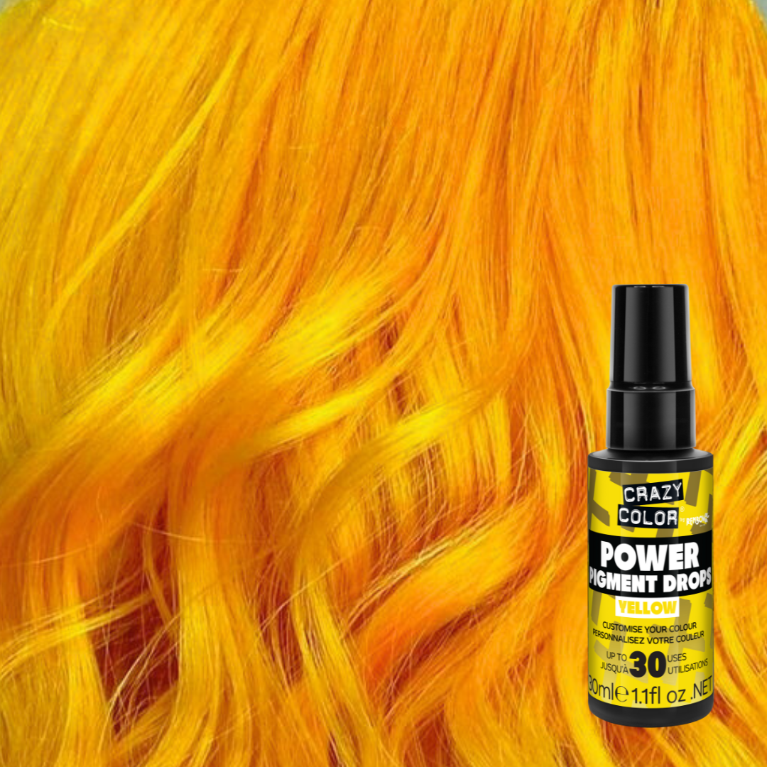 POWER Pigment Drops Yellow - Crazy Color
