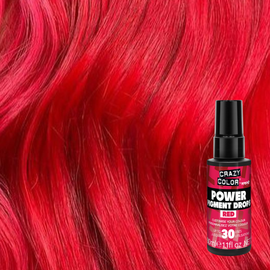 POWER Pigment Drops Red - Crazy Color