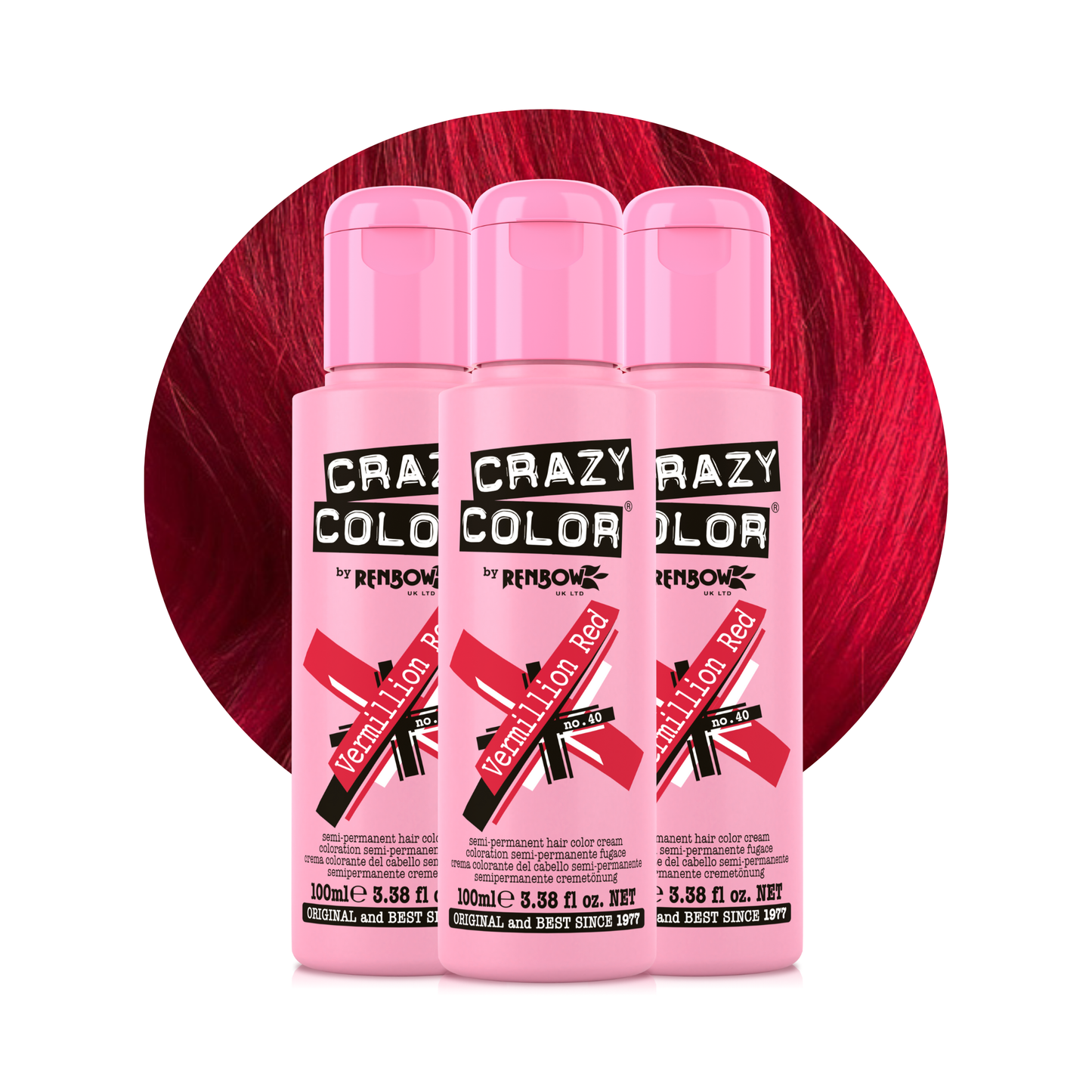 Vermillion Red - Crazy Color