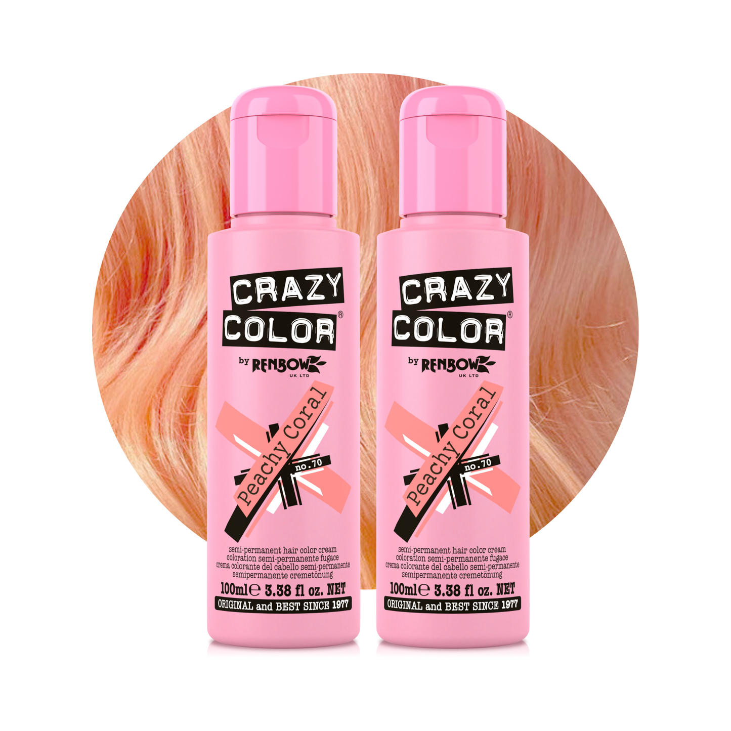 Peachy Coral - Crazy Color