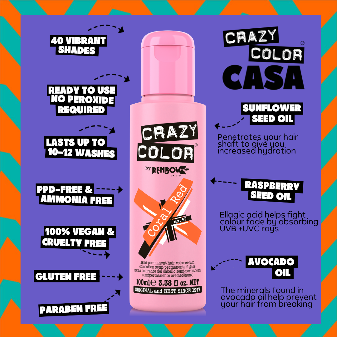 Coral Red - Crazy Color