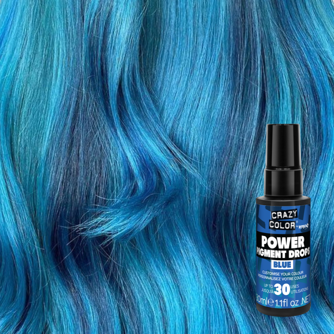 POWER Pigment Drops Blue - Crazy Color