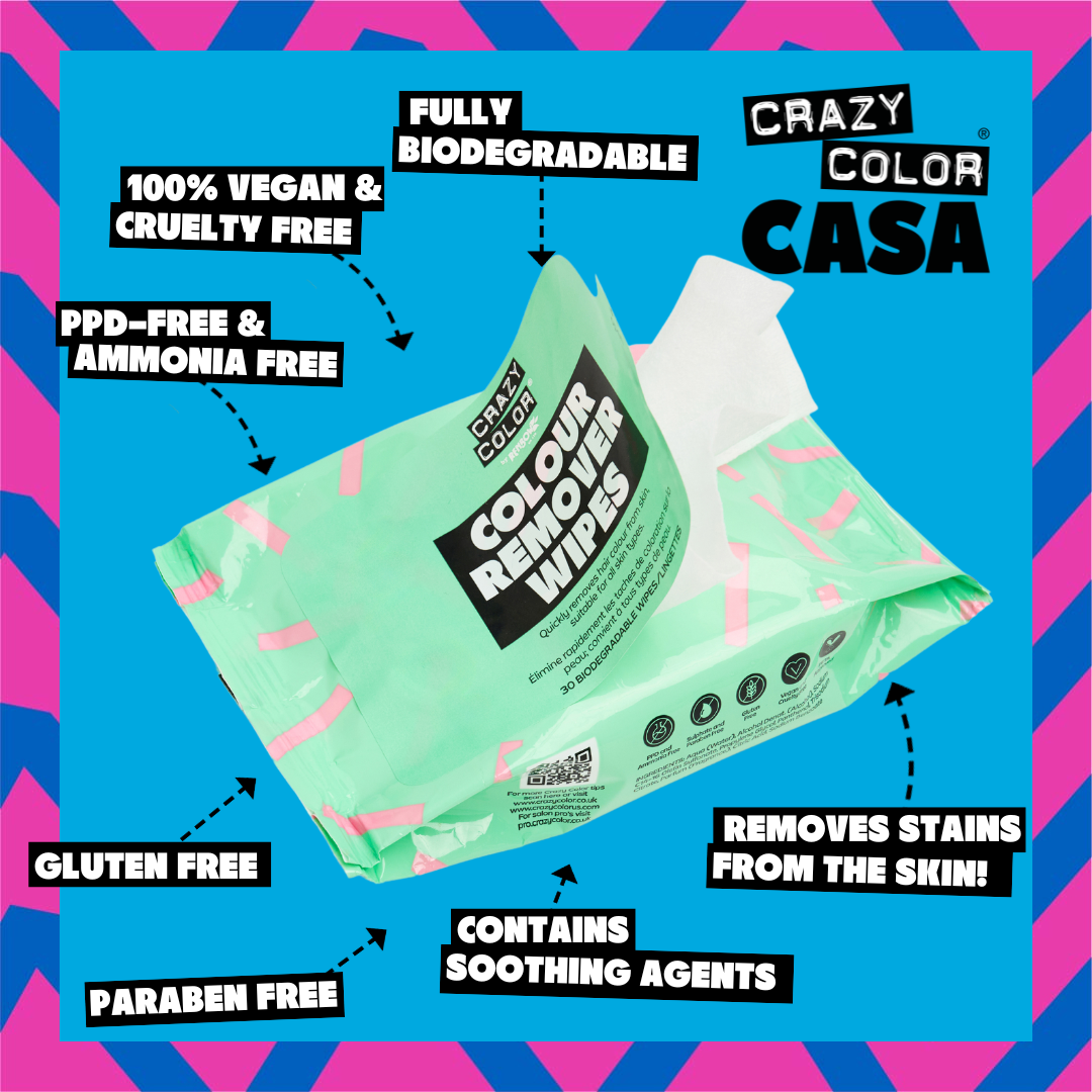 Colour Remover Wipes - Crazy Color