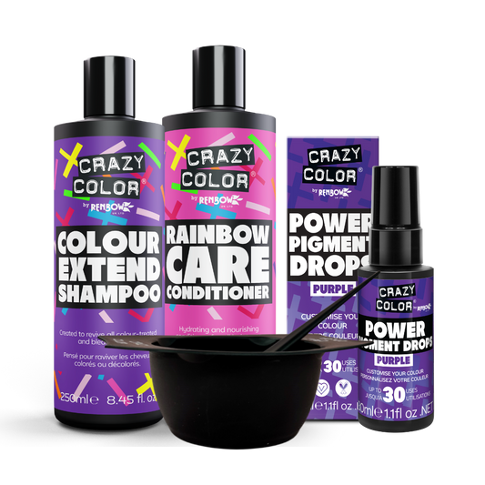 Power Pigment Set Purple - Crazy Color