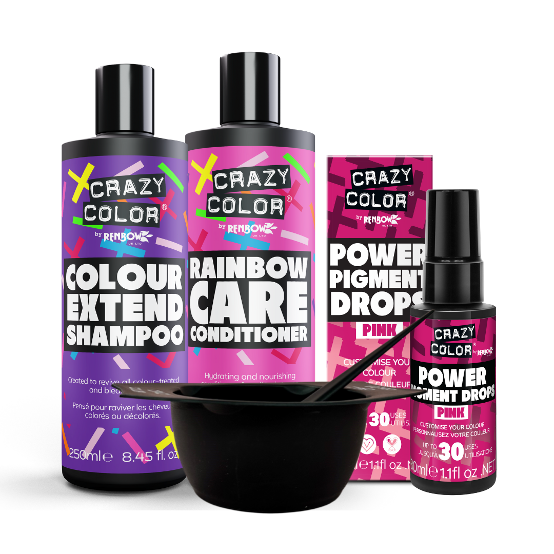 Power Pigment Set Pink - Crazy Color