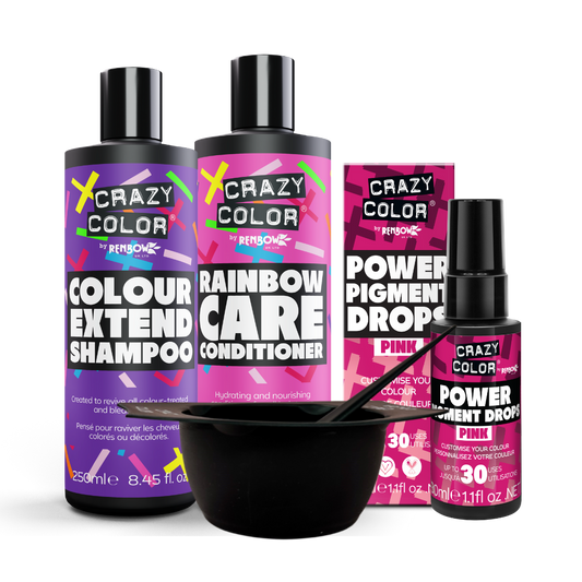 Power Pigment Set Pink - Crazy Color