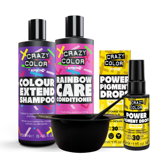 Power Pigment Set Yellow - Crazy Color