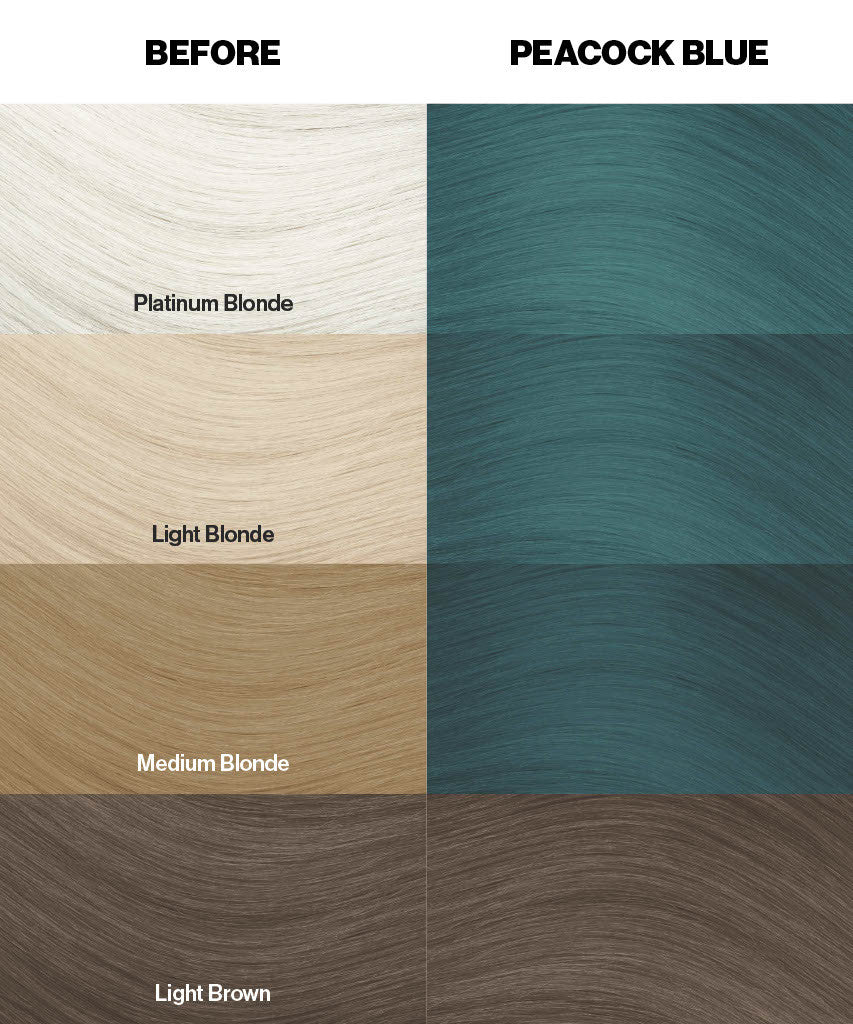 Peacock Blue - Crazy Color