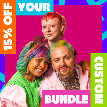 4 Piece Custom Set - Crazy Color