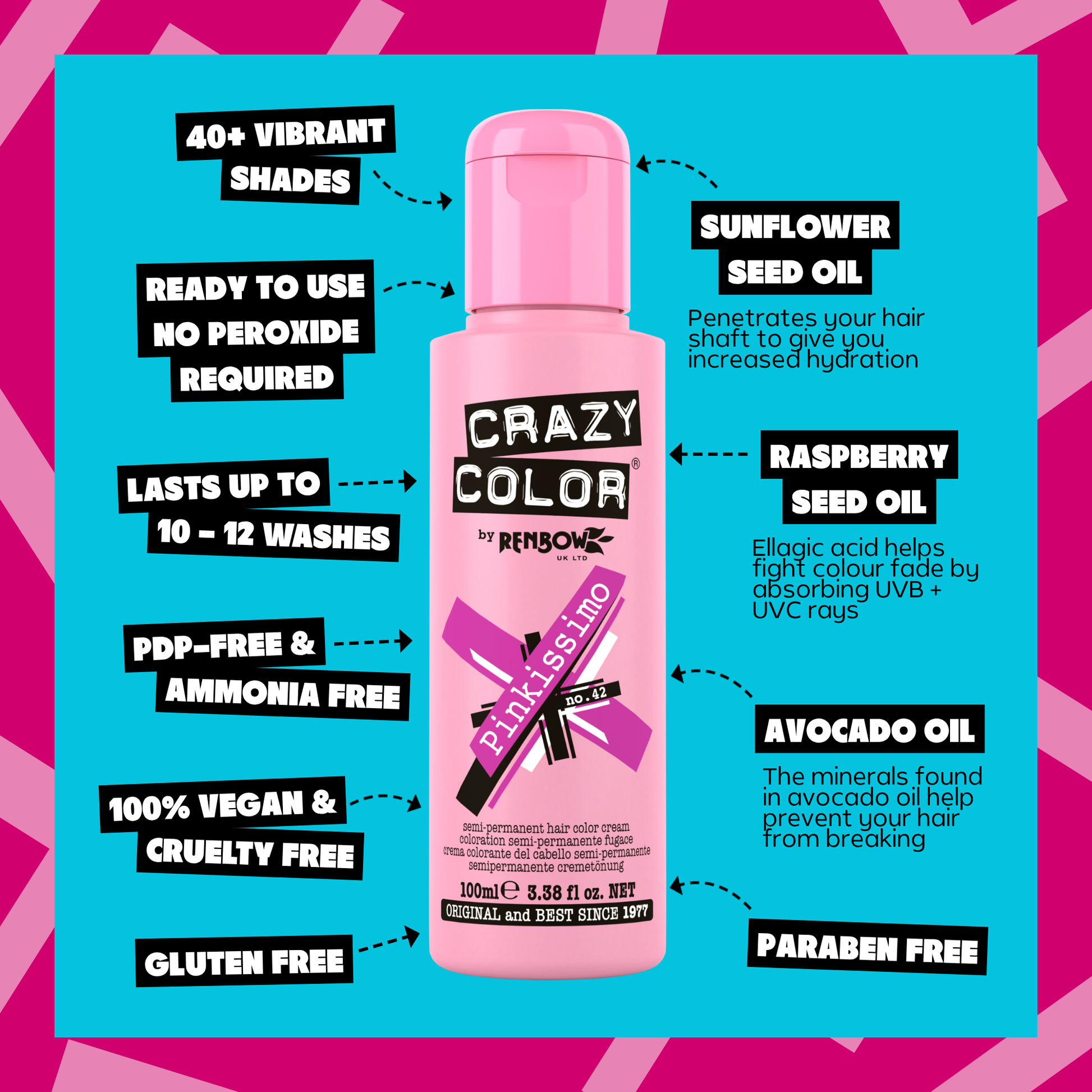 4 Piece Custom Set - Crazy Color