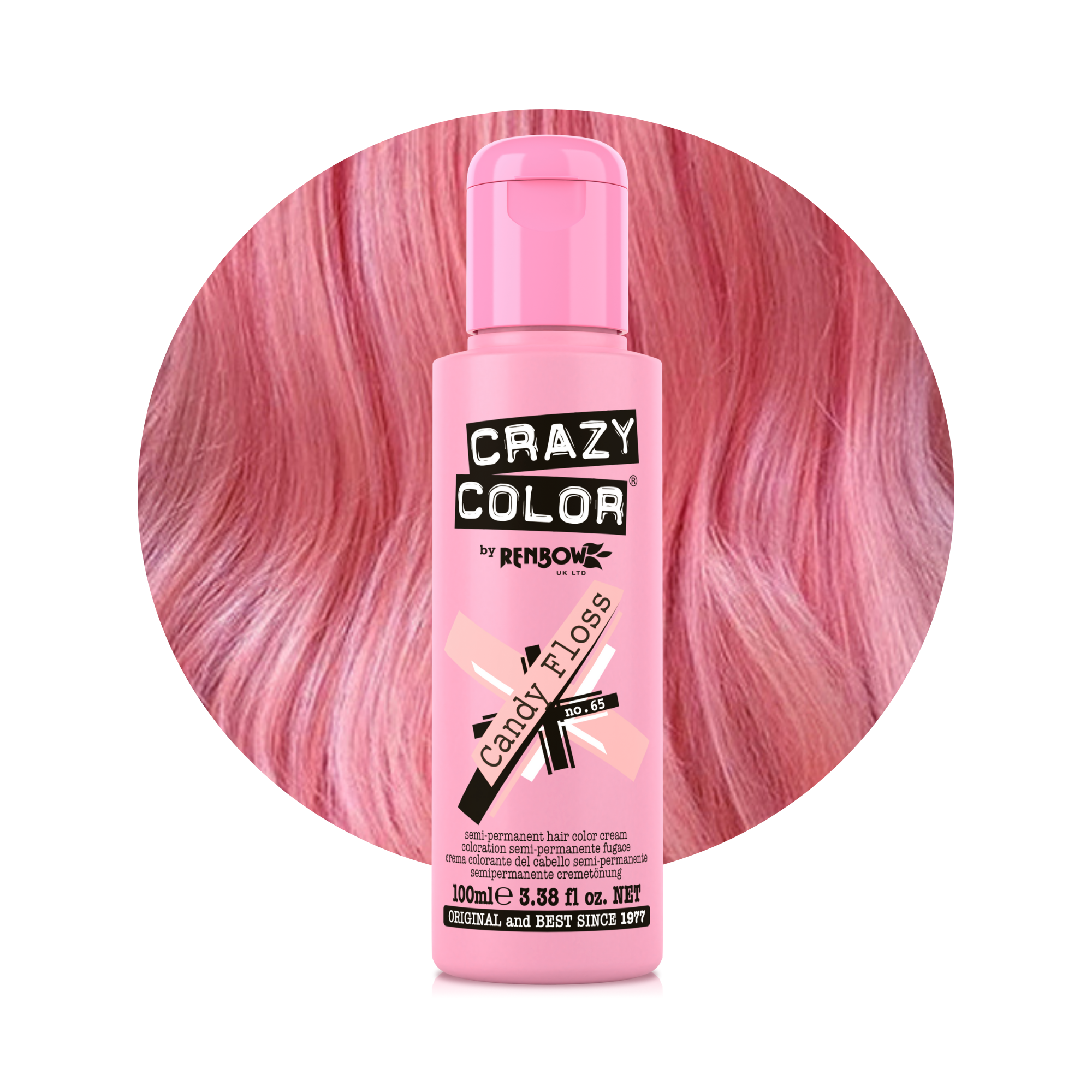 Crazy Color Hair Dye Semi permanent Hair Dye | Vivid & Pastel Hair Colour | Crazy Color