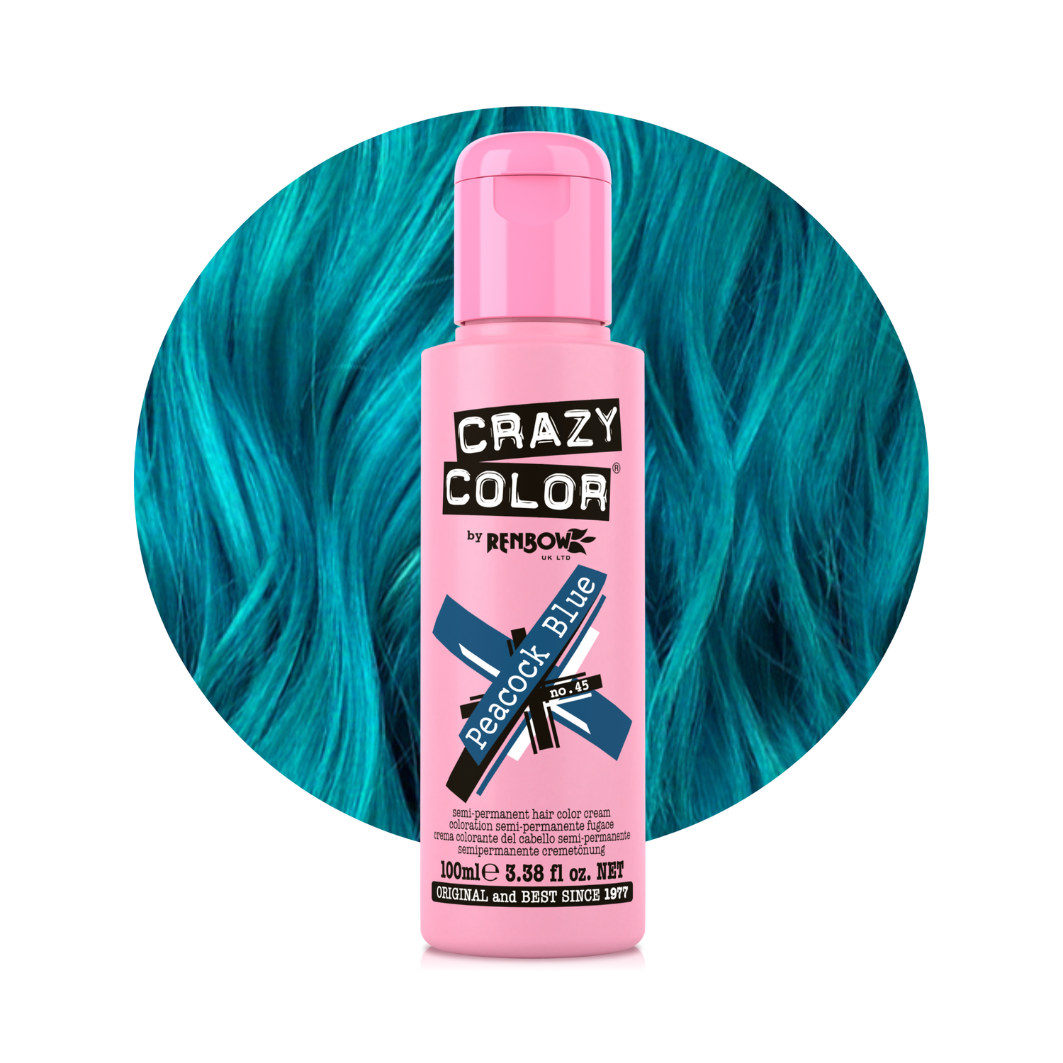 Peacock Blue - Crazy Color