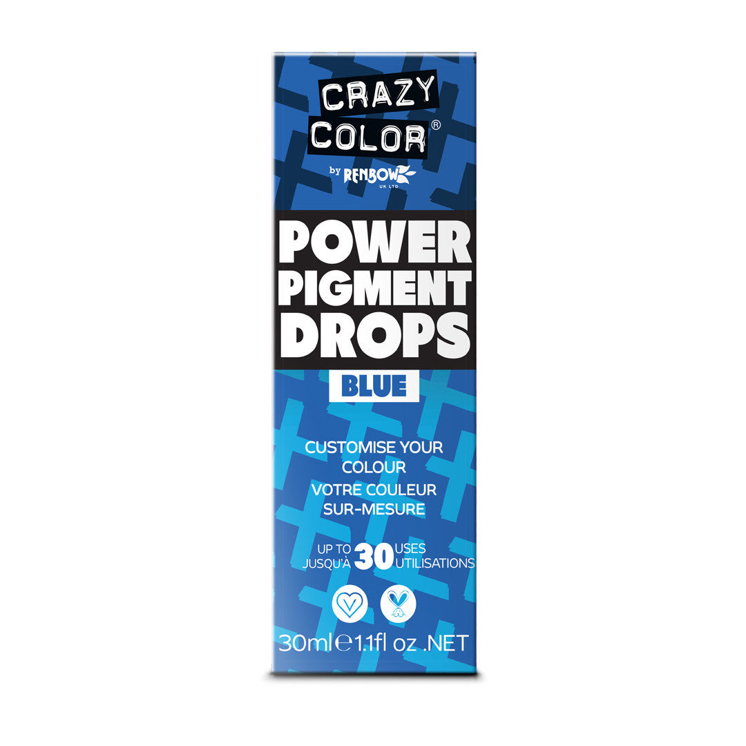 Powder Blue Drop POWER Pigment Drops Blue | Tone, colour and maintain your hair! | Crazy ...