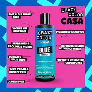 Vibrant Blue Shampoo - Crazy Color