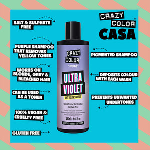 Ultra Violet Anti Yellow Shampoo - Crazy Color