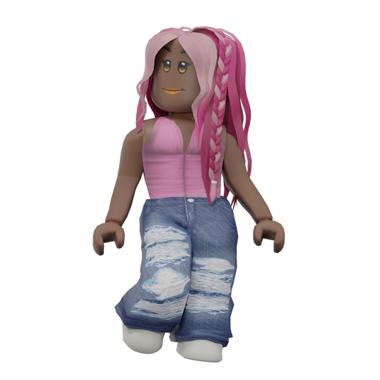 Roblox Bubblegum Braided Set - Crazy Color
