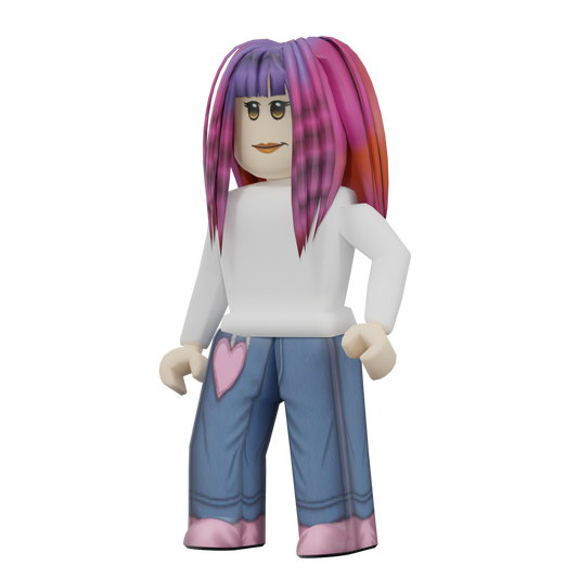 Roblox Electric Pink Racoon Set - Crazy Color