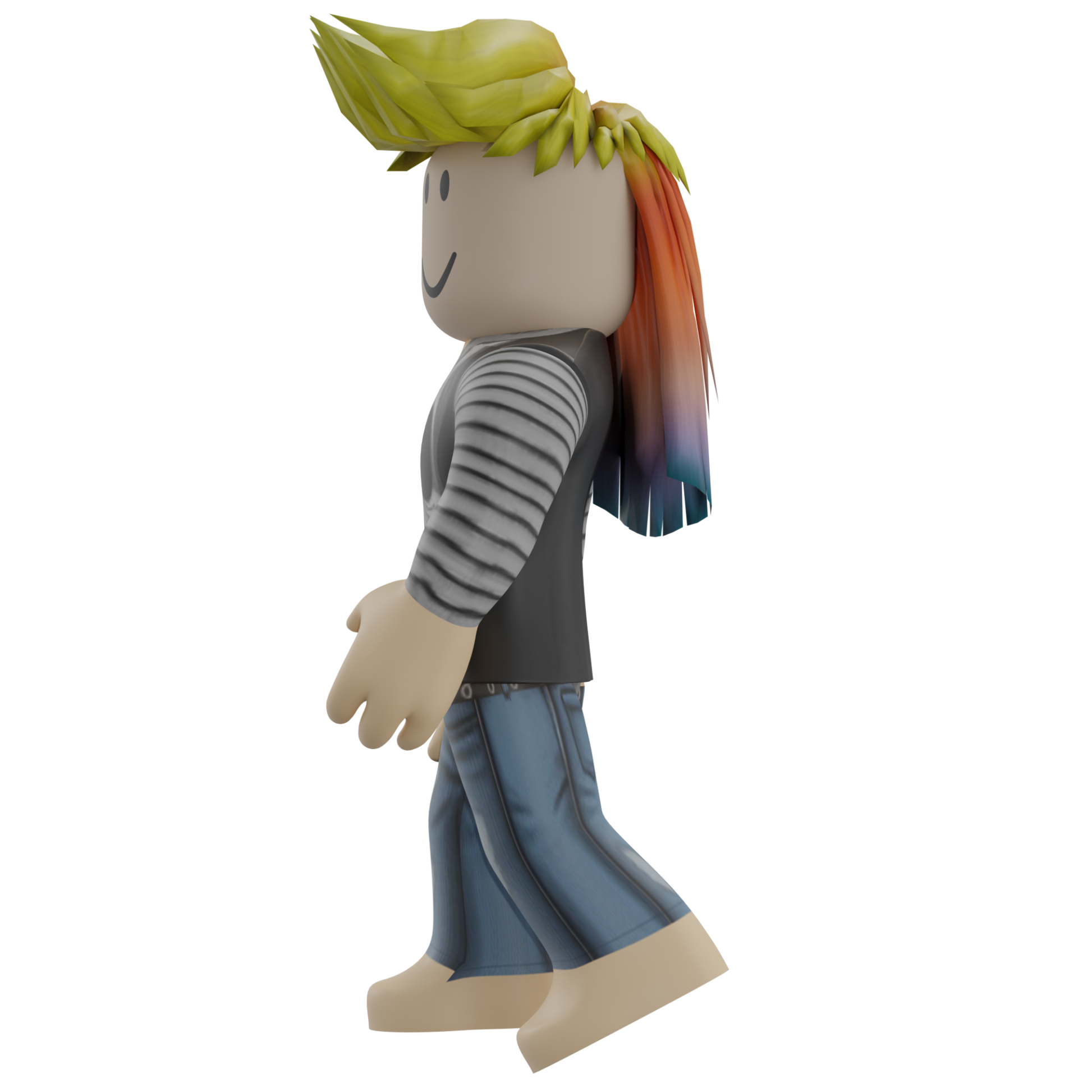 Roblox Neon Spiked Crown Set - Crazy Color