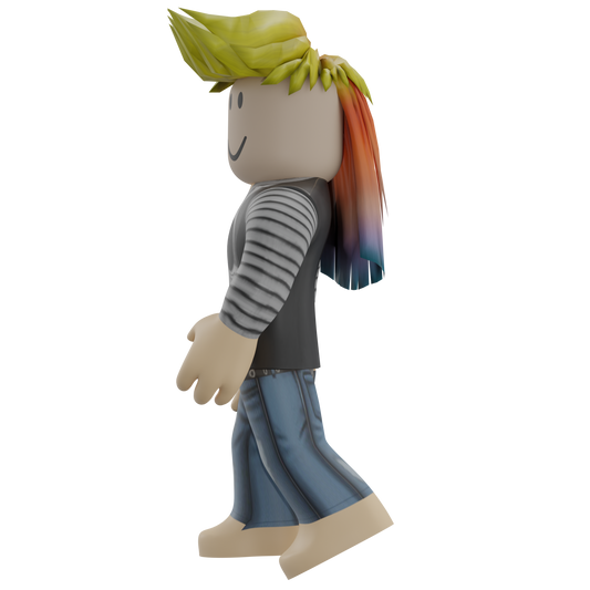 Roblox Neon Spiked Crown Set - Crazy Color