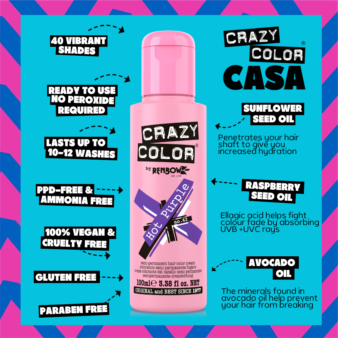 Hot Purple - Crazy Color