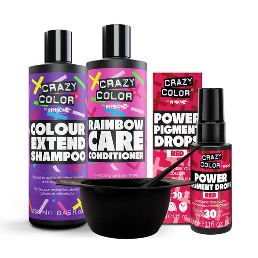 Crazy Color CASA Power Pigment Set Red