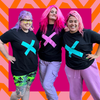 Oversized Cross T-Shirt Pink