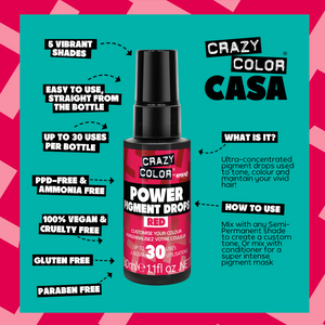 Power Pigment Set Red - Crazy Color