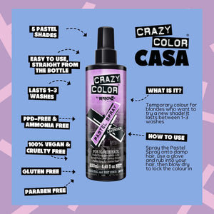 Pastel Spray Lavender - Crazy Color