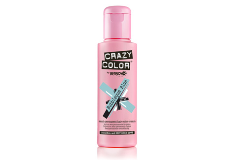 Crazy Color CASA bottle image of bubblegum blue semi-permanent dye 