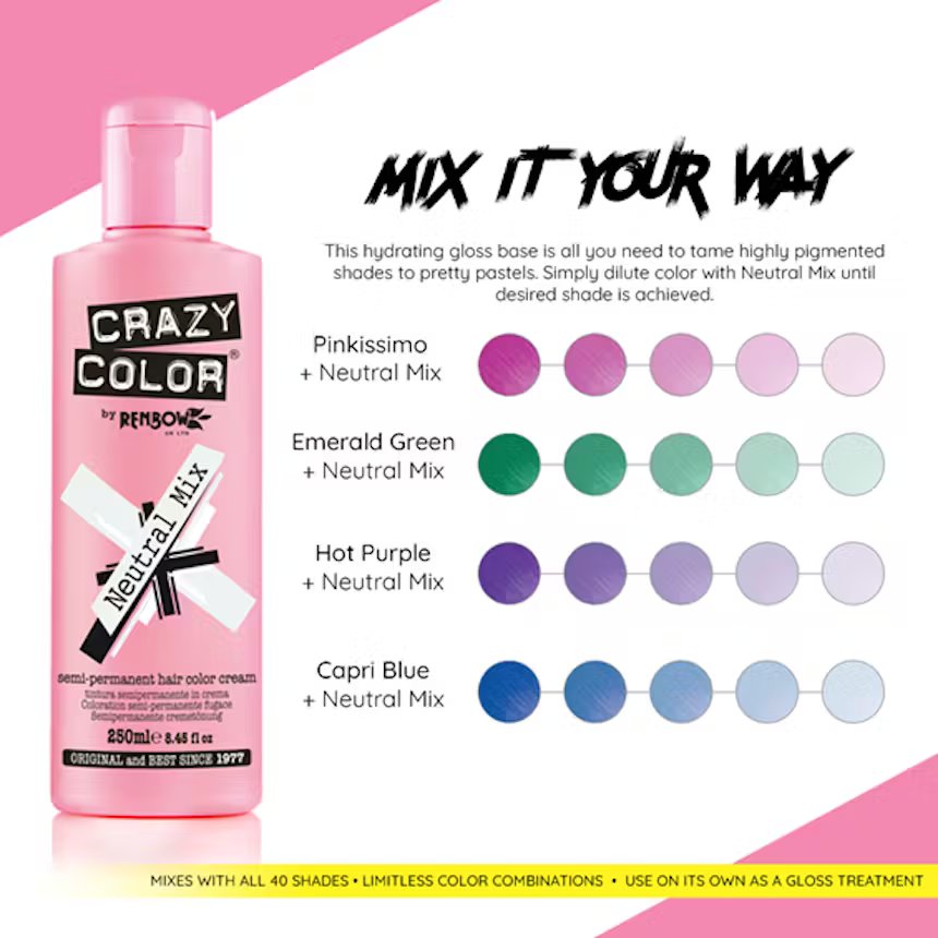 shade chart image of neutral mix bottle